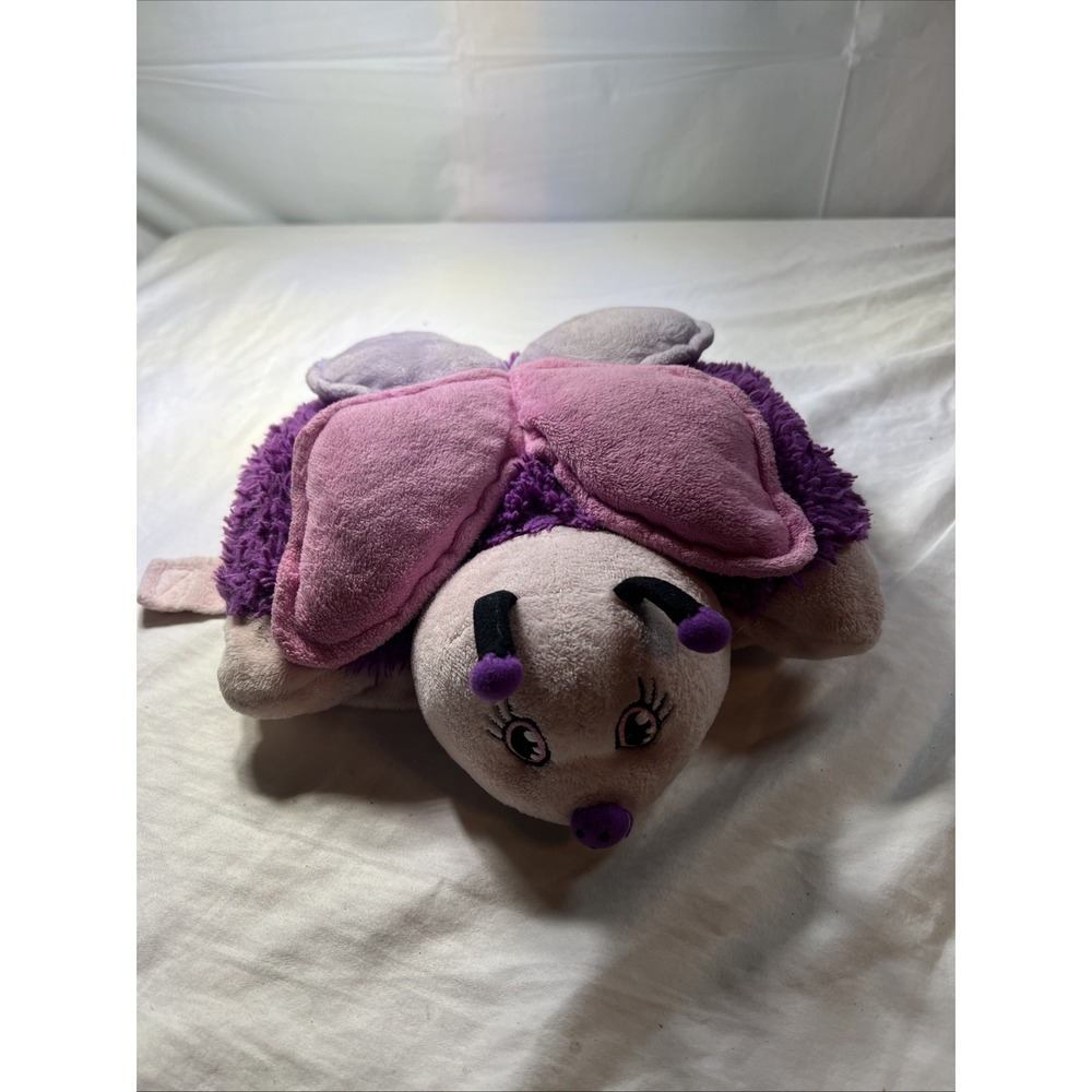 Pillow Pets Butterfly Purple Small 11" Plush Pee Wee Toy 2010 Stuffed Animal Toy